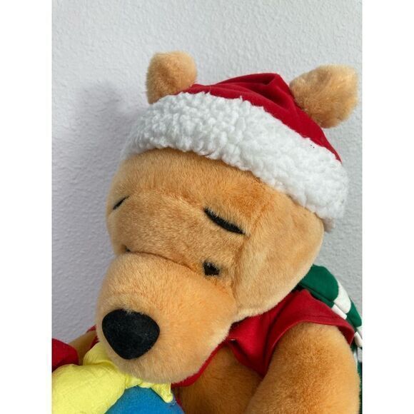 Disney Winnie the Pooh‎ Plush 19" Christmas Holiday Edition Stuffed Animal Toy - Picture 5 of 11